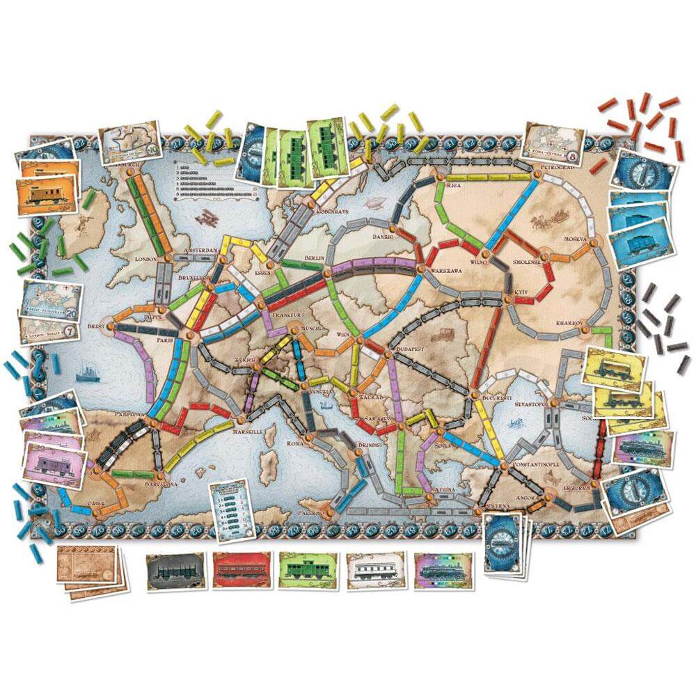 Ticket To Ride Europe Board Game